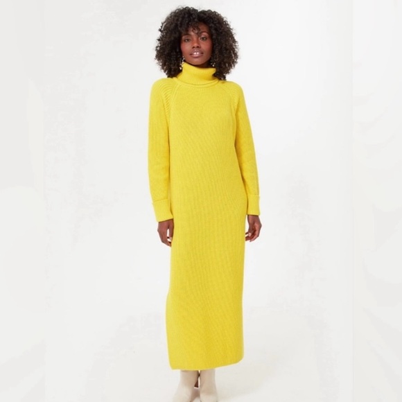 NWT- Tuckernuck Canary Knit Midi Dress - SMALL - never worn! - Picture 1 of 3